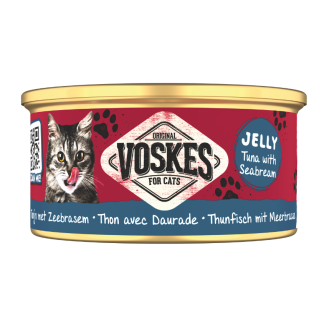 Voskes Original Jelly Tuna with Seabream (Tuńczyk z doradą) Mokra Karma dla kota op. 85g