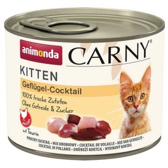 Animonda Carny Kitten Koktaji Drobiowy Mokra Karma dla kociąt op. 200g