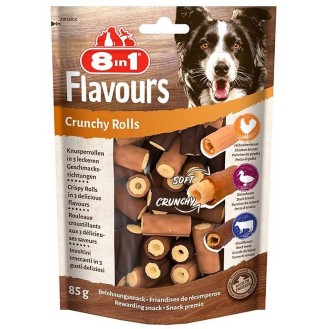 8in1 Przysmak Flavours Crunchy Rolls dla psa op. 85g