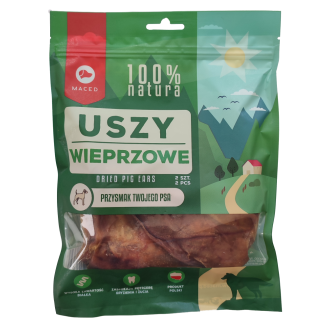 Maced Uszy wieprzowe dla psa op. 2szt.