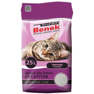 Super Benek Żwirek bentonitowy Compact zapach lawenda dla kota poj. 25l