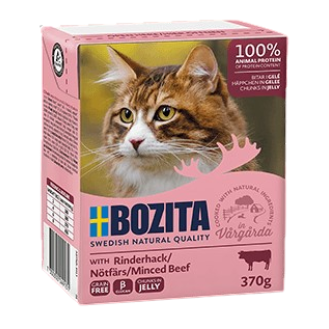 Bozita Adult Wołowina w galaretce Mokra Karma dla kota op. 370g