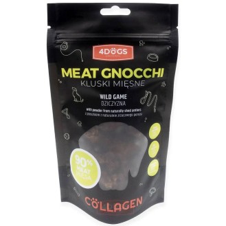 4 Dogs Original Przysmaki Meat Gnocchi Kluski Mięsne z dziczyzną dla psa op. 100g