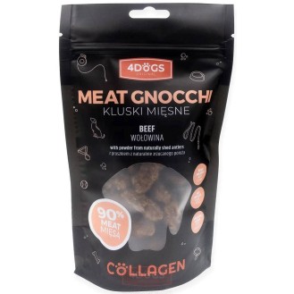 4 Dogs Original Przysmaki Meat Gnocchi Kluski Mięsne z wołowiną dla psa op. 100g