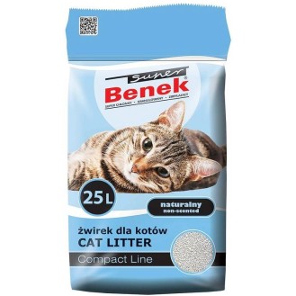 Super Benek Żwirek bentonitowy Compact dla kota poj. 25l