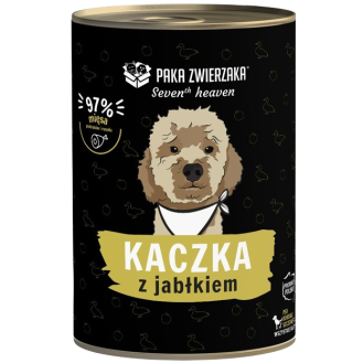 Paka Zwierzaka Seventh Heaven Kaczka z jabłkiem Mokra karma dla psa op. 400g