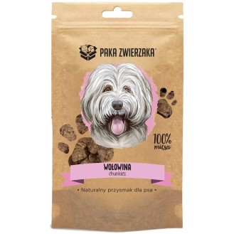 Paka Zwierzaka Przysmak Chunkies Wołowina dla psa op. 70g
