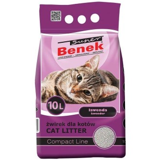 Super Benek Żwirek bentonitowy Compact zapach lawenda dla kota poj. 10l