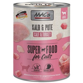 Mac's Adult Cielęcina z indykiem Mokra Karma dla kota op. 800g