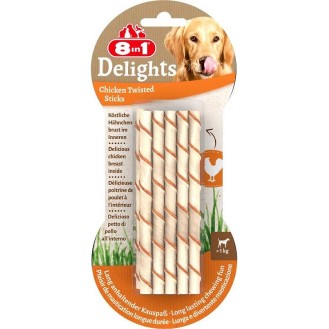 8in1 Gryzak Delights twisted sticks dla psa op. 10szt.