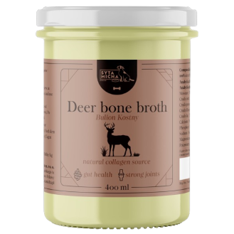Syta Micha Deer Bone Broth Bulion z kości jelenich dla psa op. 400ml