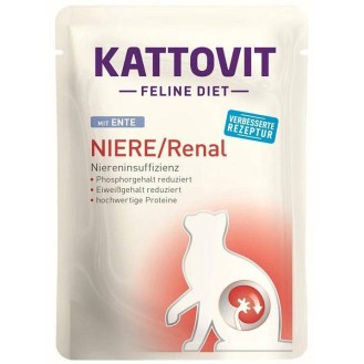 Kattovit Feline Diet Niere/Renal z kaczką (Ente) Mokra Karma dla kota op. 85g