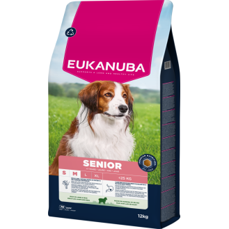 Eukanuba Senior S/M Lamb&Rice Sucha Karma dla psa op. 12kg