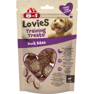 8in1 Lovies Training Treats Duck Bites Przysmak treningowy dla psa op. 90g