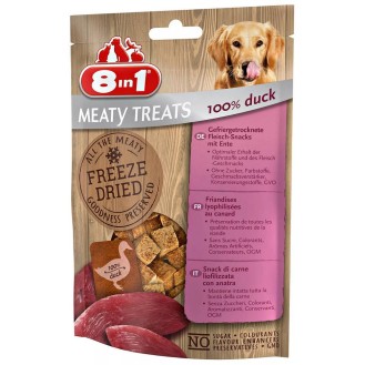 8in1 Meaty Treats Freeze Dried Kaczka Przysmaki liofilizowane dla psa op. 50g