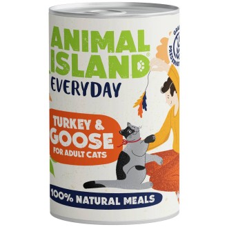 Animal Island Everyday Turkey&Goose Mokra Karma dla kota op. 400g