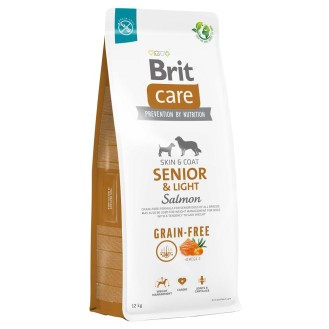 Brit Care Grain-Free Senior&Light Salmon Sucha Karma dla psa op. 2x12kg MEGA-PAK