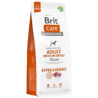 Brit Care Hypoallergenic Adult Medium Breed Lamb Sucha Karma dla psa op. 2x12kg MEGA-PAK