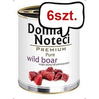 Dolina Noteci Premium Pure Wild Boar Mokra Karma dla psa op. 800g Pakiet 6szt.