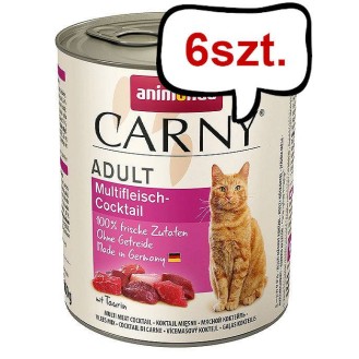 Animonda Carny Adult Koktajl Mięsny Mokra Karma dla kota op. 800g Pakiet 6szt.