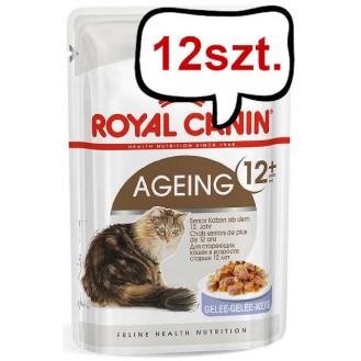 Royal Canin Ageing 12+ w galaretce Mokra Karma dla kota op. 85g Pakiet 12szt.