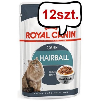 Royal Canin Hairball Care w sosie Mokra Karma dla kota op. 85g Pakiet 12szt.