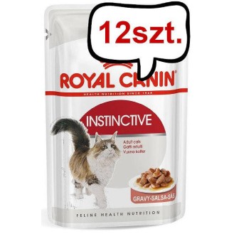 Royal Canin Instinctive w sosie Mokra Karma dla kota op. 85g Pakiet 12szt.