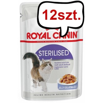 Royal Canin Sterilised w galaretce Mokra Karma dla kota op. 85g Pakiet 12szt.