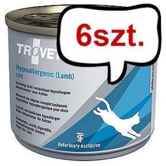 Trovet Hypoallergenic Lamb LRD Mokra Karma dla kota op. 200g Pakiet 6szt.