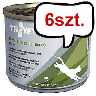Trovet Hypoallergenic Horse HRD Mokra Karma dla kota op. 200g Pakiet 6szt.