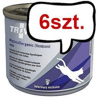 Trovet Hypoallergenic Venison VRD Mokra Karma dla kota op. 200g Pakiet 6szt.