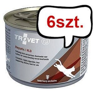 Trovet Hepatic HLD Mokra Karma dla kota op. 200g Pakiet 6szt.