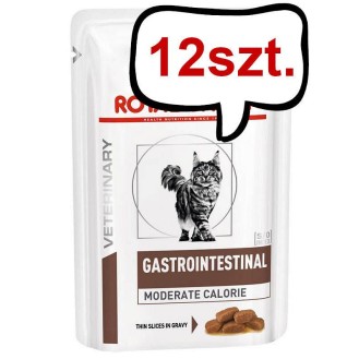 Royal Canin Vet Gastro Intestinal Moderate Calorie Mokra Karma dla kota op. op. 85g Pakiet 12szt.