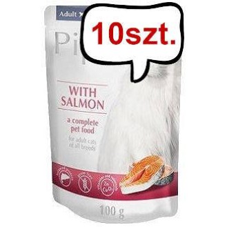 Piper Animals Adult Łosoś Mokra Karma dla kota op. 100g Pakiet 10szt.