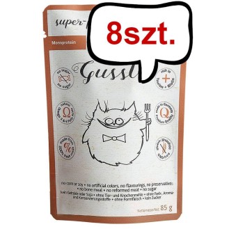 Gussto Fresh Beef Mokra Karma dla kota op. 85g Pakiet 8szt.