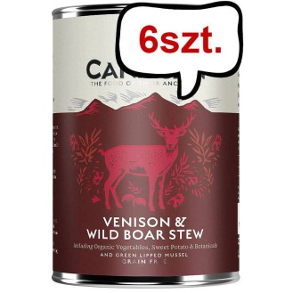 Canagan Venison&Wild Boar Stew Mokra Karma dla psa op. 400g Pakiet 6szt.