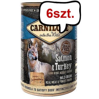 Carnilove Adult Salmon&Turkey Mokra Karma dla psa op. 400g Pakiet 6szt.