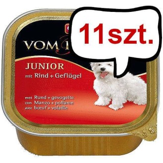 Animonda vom Feinsten DOG JUNIOR wołowina z drobiem (rind&geflugel) Mokra Karma dla szczeniaka op. 150g Pakiet 11szt.