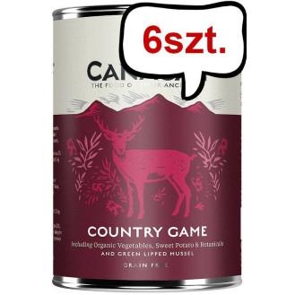 Canagan Country Game Mokra Karma dla psa op. 400g Pakiet 6szt.