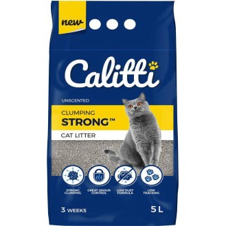 Calitti Strong Żwirek bentonitowy bezzapachowy dla kota poj. 5l
