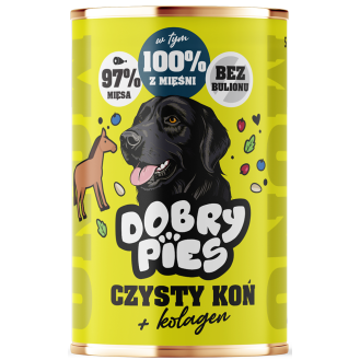 Dobry Pies Monoprotein Adult Czysty koń Mokra karma dla psa op. 400g