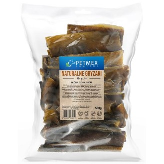 Petmex Przysmak Skóra dzika dla psa dł. 15cm op. 500g