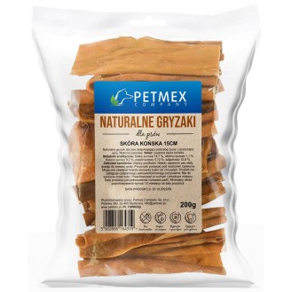 Petmex Przysmak Skóra końska dla psa dł. 15cm op. 200g