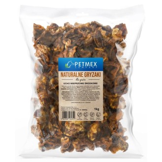Petmex Przysmak Ucho wieprzowe środkowe op. 1kg