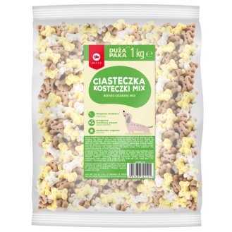 Maced Ciasteczka waniliowe kosteczki MIX dla psa op. 1kg