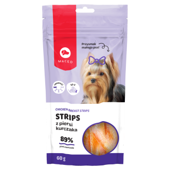 Maced Przysmak Strips z piersi kurczaka dla psa op. 60g