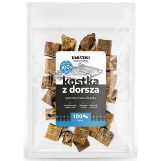 Uniszki Przysmak kostka z dorsza dla psa op. 100g
