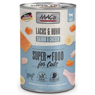 Mac's Adult Łosoś z kurczakiem Mokra Karma dla kota op. 400g