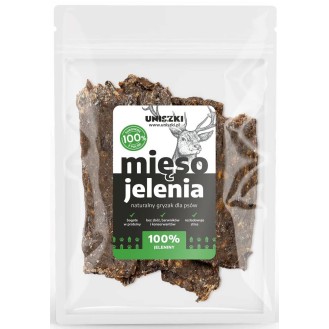 Uniszki Przysmak Mięso jelenia dla psa op. 90g
