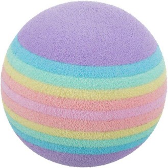 Trixie Piłka tęczowa dla kota śr. 3.5cm op. 4szt. nr kat. 4097 WYPPRZEDAŻ
